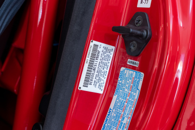 1991 Acura NSX in Formula Red over Black
