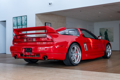 1991 Acura NSX in Formula Red over Black