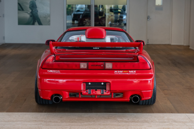 1991 Acura NSX in Formula Red over Black