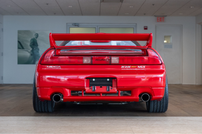 1991 Acura NSX in Formula Red over Black