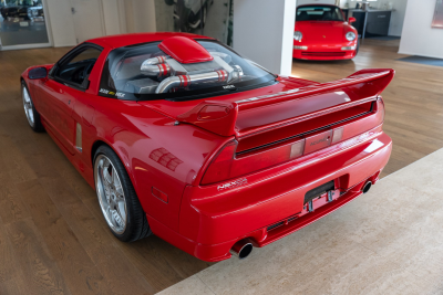 1991 Acura NSX in Formula Red over Black