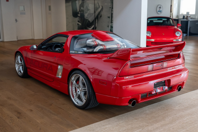1991 Acura NSX in Formula Red over Black