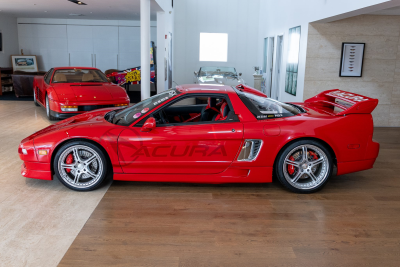 1991 Acura NSX in Formula Red over Black