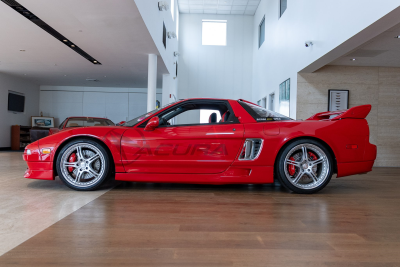 1991 Acura NSX in Formula Red over Black