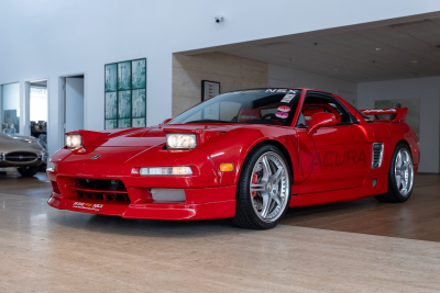 1991 Acura NSX in Formula Red over Black