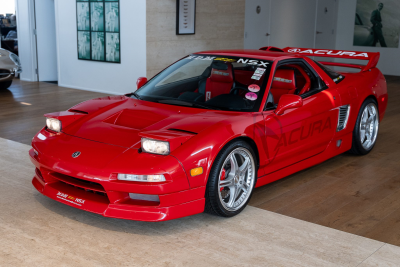 1991 Acura NSX in Formula Red over Black