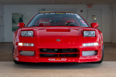 1991 Acura NSX in Formula Red over Black