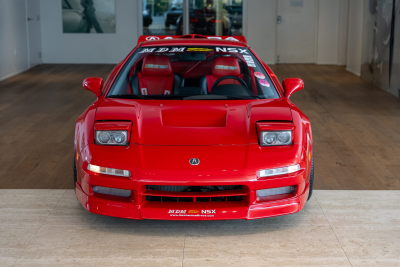 1991 Acura NSX in Formula Red over Black