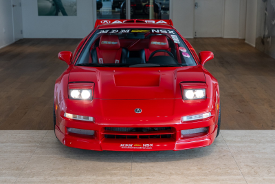 1991 Acura NSX in Formula Red over Black