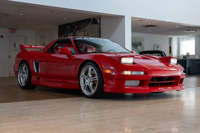 1991 Acura NSX in Formula Red over Black