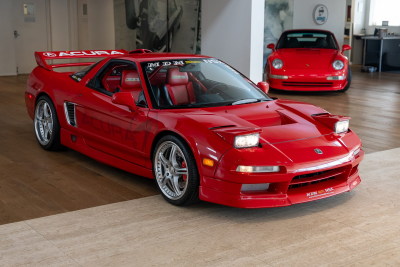 1991 Acura NSX in Formula Red over Black