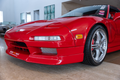 1991 Acura NSX in Formula Red over Black