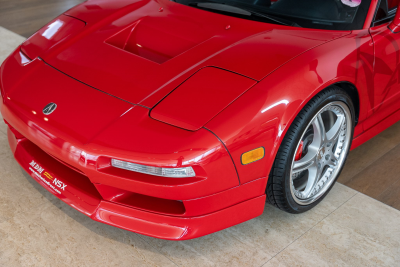1991 Acura NSX in Formula Red over Black