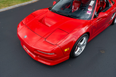 1991 Acura NSX in Formula Red over Black