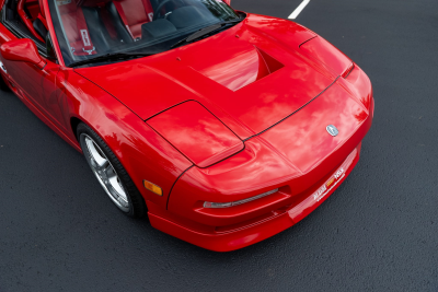 1991 Acura NSX in Formula Red over Black