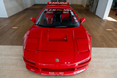 1991 Acura NSX in Formula Red over Black
