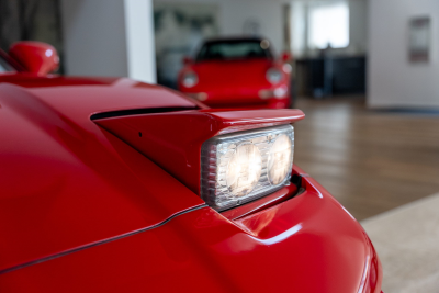 1991 Acura NSX in Formula Red over Black