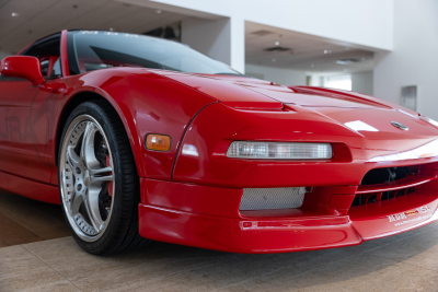1991 Acura NSX in Formula Red over Black