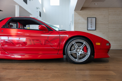 1991 Acura NSX in Formula Red over Black