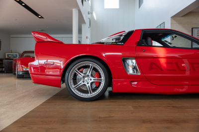 1991 Acura NSX in Formula Red over Black