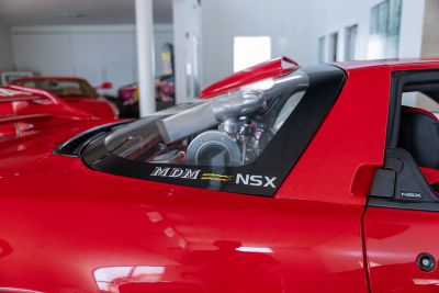 1991 Acura NSX in Formula Red over Black