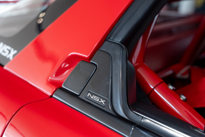 1991 Acura NSX in Formula Red over Black