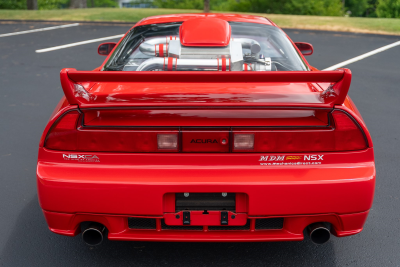 1991 Acura NSX in Formula Red over Black