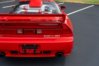 1991 Acura NSX in Formula Red over Black