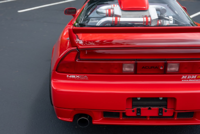 1991 Acura NSX in Formula Red over Black