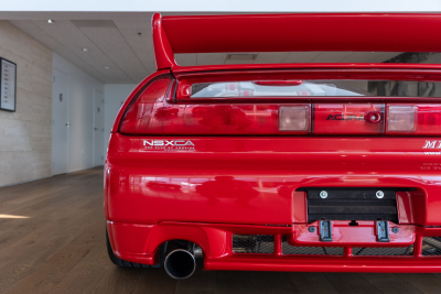 1991 Acura NSX in Formula Red over Black