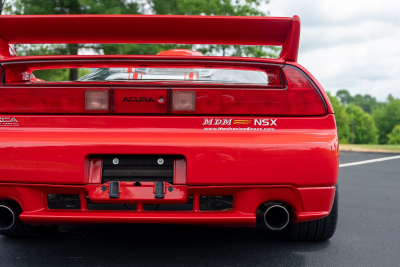1991 Acura NSX in Formula Red over Black