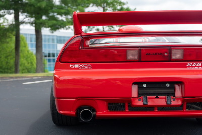 1991 Acura NSX in Formula Red over Black