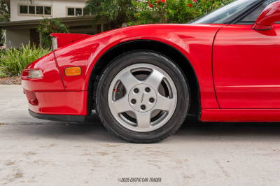 1991 Acura NSX in Formula Red over Black