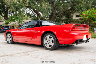1991 Acura NSX in Formula Red over Black