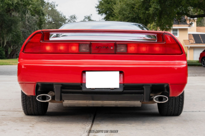 1991 Acura NSX in Formula Red over Black