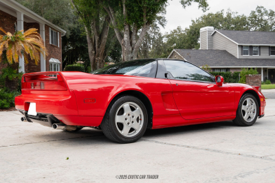 1991 Acura NSX in Formula Red over Black