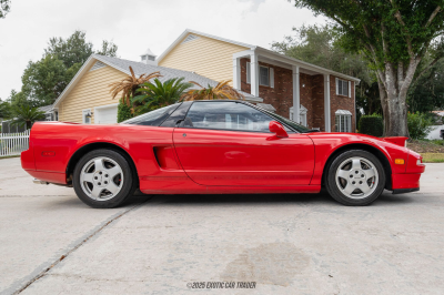 1991 Acura NSX in Formula Red over Black