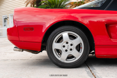 1991 Acura NSX in Formula Red over Black