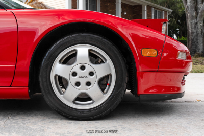 1991 Acura NSX in Formula Red over Black