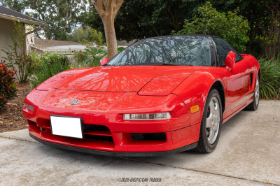 1991 Acura NSX in Formula Red over Black