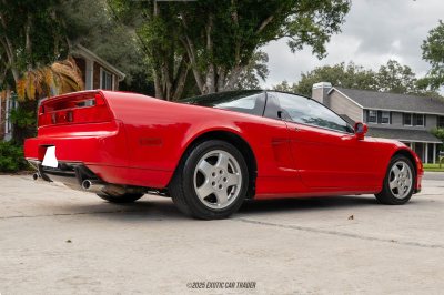 1991 Acura NSX in Formula Red over Black