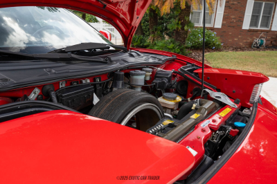 1991 Acura NSX in Formula Red over Black