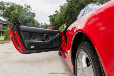 1991 Acura NSX in Formula Red over Black