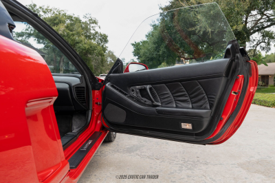 1991 Acura NSX in Formula Red over Black
