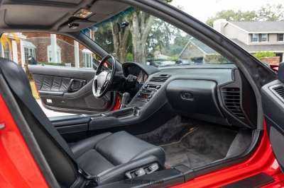 1991 Acura NSX in Formula Red over Black