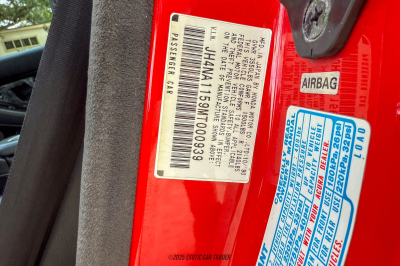 1991 Acura NSX in Formula Red over Black