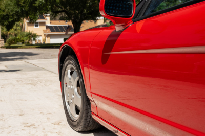 1991 Acura NSX in Formula Red over Black