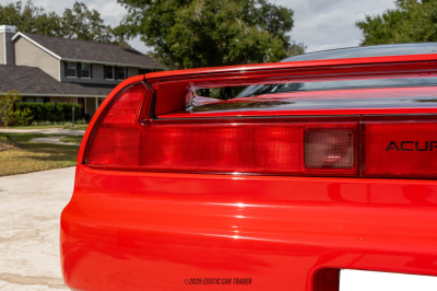1991 Acura NSX in Formula Red over Black