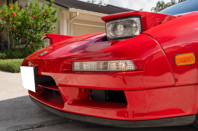 1991 Acura NSX in Formula Red over Black