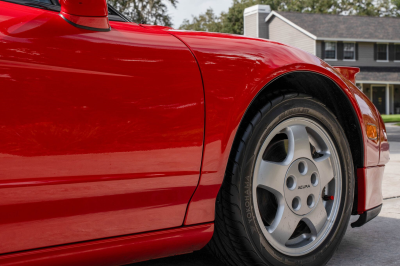 1991 Acura NSX in Formula Red over Black